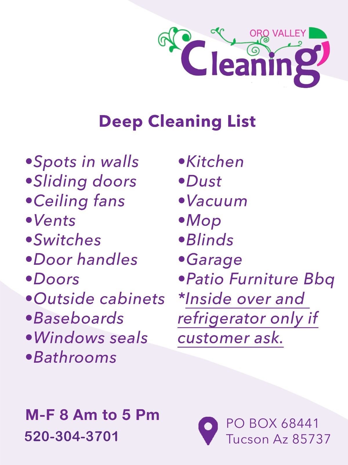 Deep Cleaning